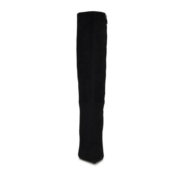 Genuine Suede Leather / Nine West Knee High Boots - 9 / M / Black - Picture 6 of 6